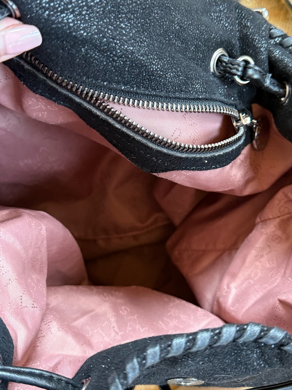 Stella McCartney Chain-Trim Drawstring Backpack - Picture 4 of 5